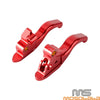 Harley Touring Road Glide FLTRU FLHR Finger Clutch & Brake Levers Red (2009-2023)
