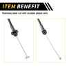 Dodge Ram 1500 2500 3500 2 x Door Latch Release Cables (2010-2018)