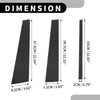Ford Expedition (1997-2016) Black 6 x Car Pillar Window Trim Covers