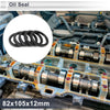 Oil Seal 82x105x12mm Black 5 Pcs Nitrile Rubber Seal Ring Rotary Shaft Seal