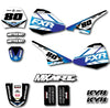 Yamaha PW Pee Wee 80 Stickers Decals Custom Graphic Kit OUTLAW STYLE