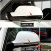 Audi A4 B8 (2009-2014) 2 Piece Gloss Black Side View Mirror Covers