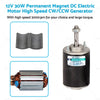 Various Models 12V 30W Permanent Magnet DC Electric Motor Generator