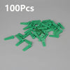 100 x Plastic Tile Spacers Reusable Positioning Clips