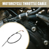 Honda CM125 Throttle Cable Wire / 110cm 43.3" Rubber Coated Black