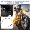 Motorcycle Oil Hose Pipe 23.62" 10mm Hydraulic Brake Line Black