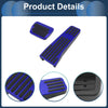 Automatic Foot Accelerator Pedal Covers Aluminum Alloy Blue