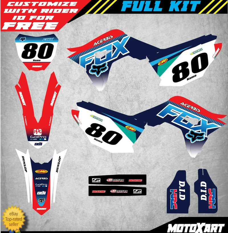 Honda CRF 450 Full Custom Graphic Kit (2017-2018)