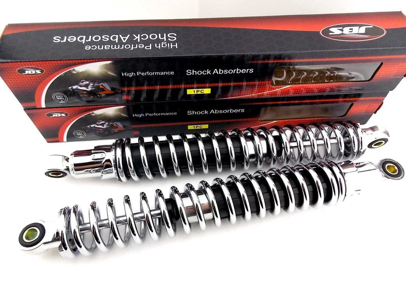 Suzuki PE250 400mm Chrome Rear Shock Absorbers