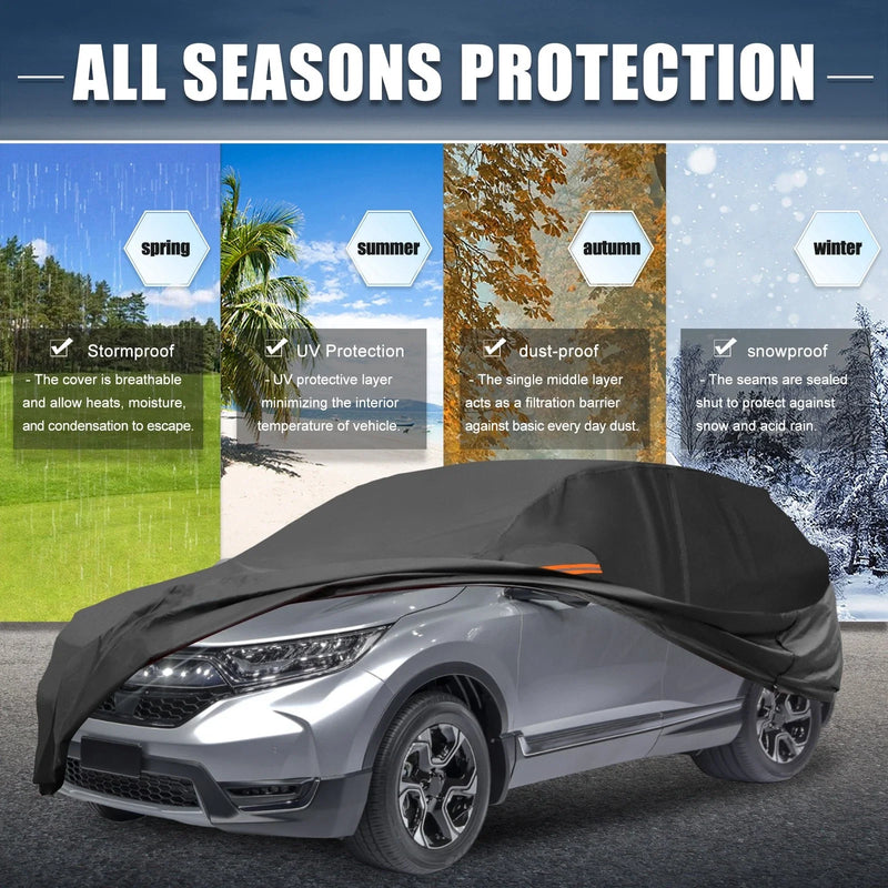 Honda CRV (1995-2023) with Zipper Waterproof 210D-PU Oxford Car Cover