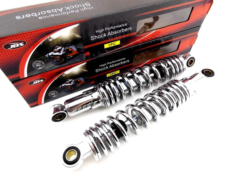 Suzuki GP100 300mm JBS Chrome Rear Shock Absorbers