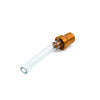 Gold Tone Motocross Motorcycle Gas Cap Valve Vent Breather Hose Pipe