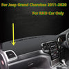 Jeep Grand Cherokee RHD Leather Dashboard Cover Mat (2011–2020)