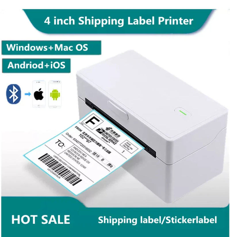 Addressing Bluetooth Thermal Printer Label Stickers 40-120mm