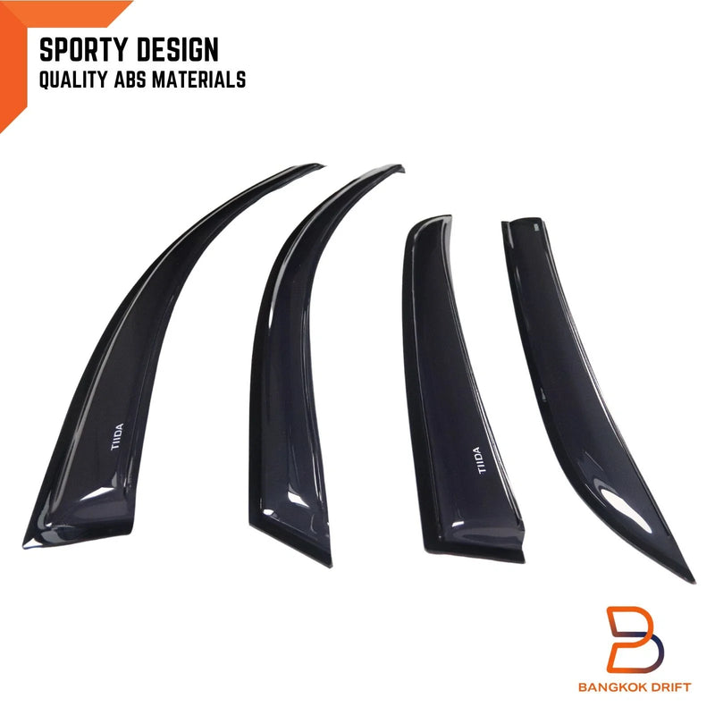 Nissan Tiida Sedan Weather Shield Window Visor Rain Guard (2006-2011)
