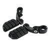 Harley 1.25" Adjustable Highway Short Angled Foot Pegs