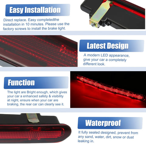 Chevrolet Camaro High Level Third Rear Brake Stop Light (2010-2015)