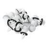 Car Clips / 20Pcs / White Panel Retainer Trim With Washers