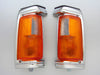 Nissan Navara D21 Chrome Corner Light Signal Indicators (1990-1992)