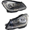 Headlight Set For 2012-2015 Mercedes Benz C250 C350 C63