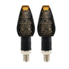 Universal Fit - Amber Smoked LED Motorcycle Turn Signal Indicators (N/A)