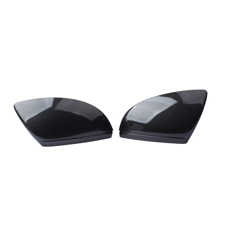 Audi A6 A7 A8 2 x Carbon Fiber Look Rear Mirror Covers (2019-2023)