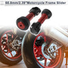 Motorcycle Slider Frame 2x Aluminum Alloy Red Motorcycle Slider