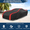 Chevrolet Corvette C3 Waterproof All Weather Black Red Cover