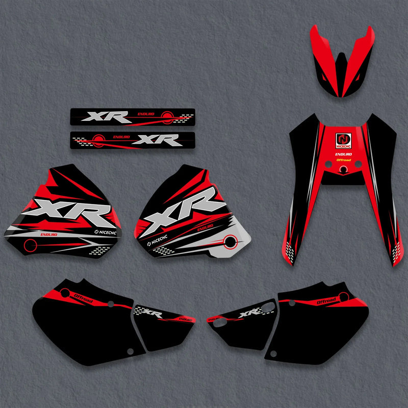 Honda XR250R XR400R Decals Stickers Kit (1996-2004)