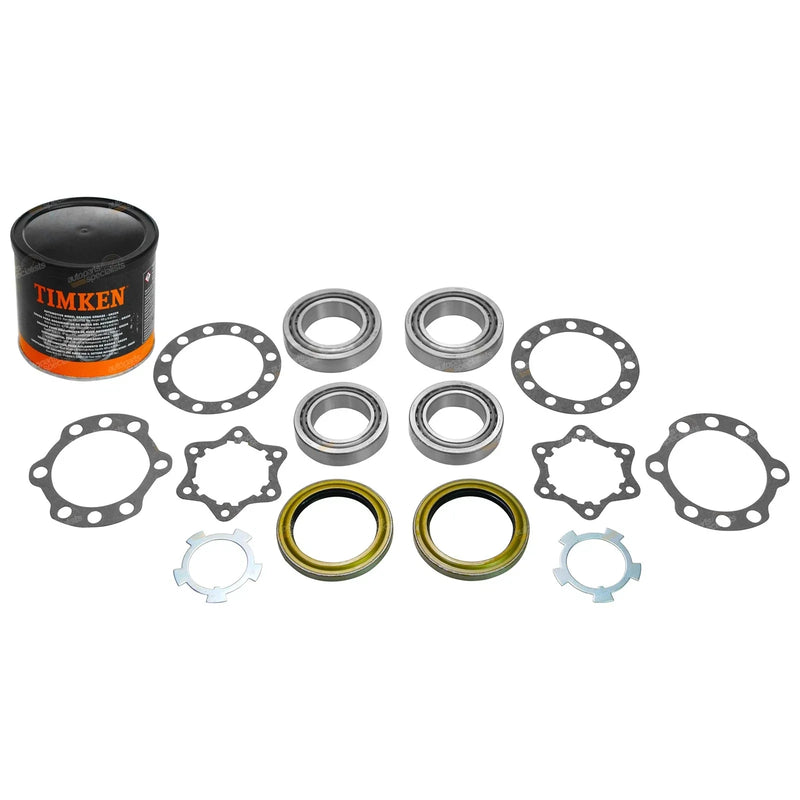 Hilux 4x4 2 x Front Wheel Bearing + Seal Kits + Grease (1979–1999)