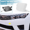 Toyota Corolla White Front Tow Hook Cover Cap (2014–2017)