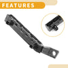 Nissan Tiida (2004-2011) 1 Pc Black ABS LH Front Bumper Support Bracket