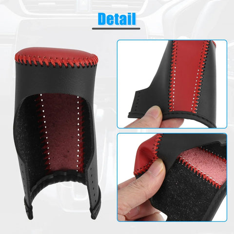 Mazda 3 Black Red Gear Shifter Knob Cover (2014-2018)