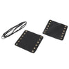 Universal Motorcycle - Black 22mm Leather Hand Grip Covers