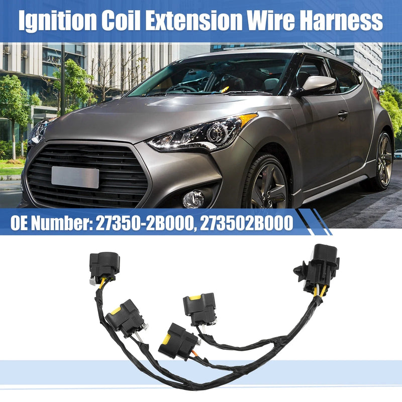 Kia Rio, Soul & Hyundai Veloster Ignition Coil Wire Harness (2011-2019)