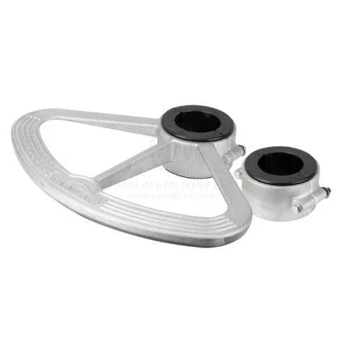 Tube Post 72.6mm Heavy-Duty Cast Aluminium Boat Pedestal Footrest