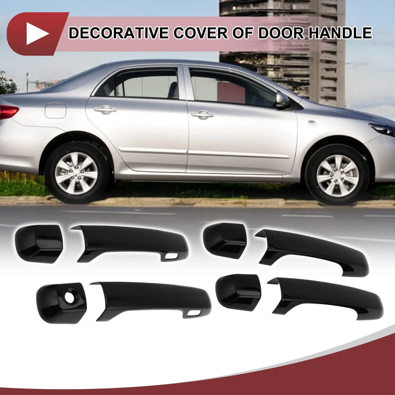 Toyota Land Cruiser Gloss Black Car Door Handle Cover Set