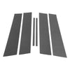 Chevy Cruze (2016 - 2019) Carbon Fiber Pattern Black 6 x Pillar Window Trim