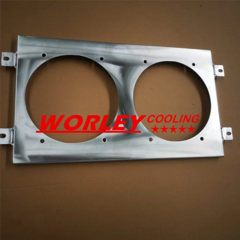 VW Golf MK1 MK2 GTI Scirocco 1.6 1.8 Aluminum Shroud + 2 Fans (1974-1992)