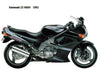 Kawasaki ZZR600 ZZ-R600 ZX-6 Perno carenado inoxidable (1990–1992)