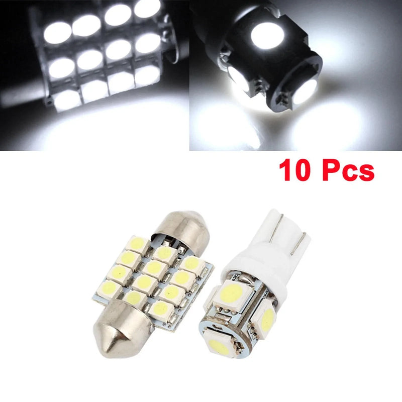 Honda Civic 10 x White LED Dome Map Lights (2006-2012)