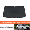 Honda CR-V Front Windshield Sunshade Privacy Light Shade Blind (2017–2022)