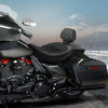 Harley Road Glide Driver Passenger Seat & Rider Backrest (2009-2023)