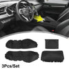 Honda Civic 10th Gen 2016-2020 Black with Line 3 Pcs Armrest Covers