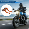 Kawasaki Z750 Orange Adjustable Short Brake Clutch Levers (2007–2012)