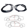Nissan Datsun Sunny Coupe B110 KB110 1970-1973 Door Weatherstrip Seal Set