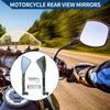 Car M8/M10 Triangle Shape Rear View Mirrors Aluminum Alloy