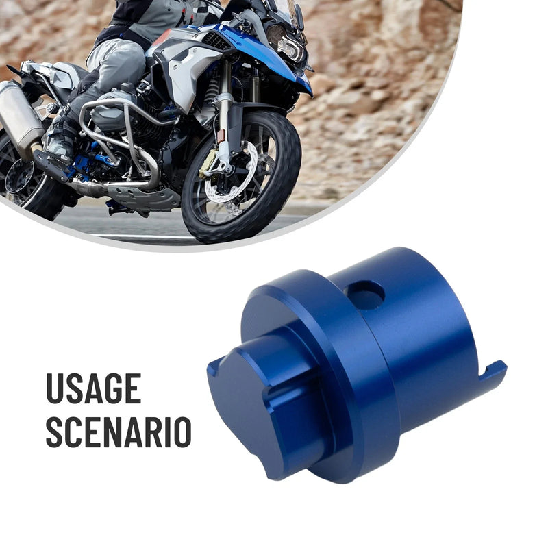 R1200GS R1200RT 2-in-1 Oil Filler Cap Wrench Coil Pack Removal Tool Blue
