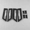 Kia Carnival ABS Door Handle Bowl Cover Trim 8 x Glossy Black (2022)