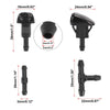 Hyundai Tiburon 7 x Windshield Wiper Fluid Squirter Nozzles (2003-2008)